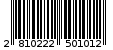 Γραμμωτός κωδικός 2810222501012