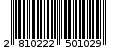 Γραμμωτός κωδικός 2810222501029