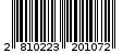 Γραμμωτός κωδικός 2810223201072