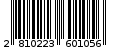 Γραμμωτός κωδικός 2810223601056