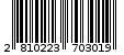 Γραμμωτός κωδικός 2810223703019