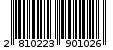 Γραμμωτός κωδικός 2810223901026