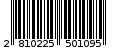 Γραμμωτός κωδικός 2810225501095