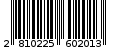 Γραμμωτός κωδικός 2810225602013