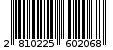 Γραμμωτός κωδικός 2810225602068