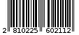 Γραμμωτός κωδικός 2810225602112