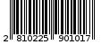 Γραμμωτός κωδικός 2810225901017