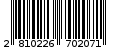 Γραμμωτός κωδικός 2810226702071