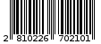 Γραμμωτός κωδικός 2810226702101