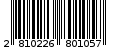 Γραμμωτός κωδικός 2810226801057