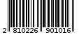 Γραμμωτός κωδικός 2810226901016