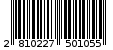 Γραμμωτός κωδικός 2810227501055