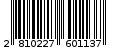 Γραμμωτός κωδικός 2810227601137