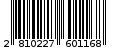 Γραμμωτός κωδικός 2810227601168