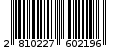 Γραμμωτός κωδικός 2810227602196