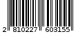 Γραμμωτός κωδικός 2810227603155