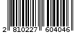 Γραμμωτός κωδικός 2810227604046