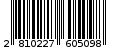 Γραμμωτός κωδικός 2810227605098