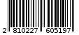 Γραμμωτός κωδικός 2810227605197