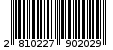 Γραμμωτός κωδικός 2810227902029