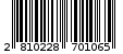 Γραμμωτός κωδικός 2810228701065