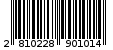 Γραμμωτός κωδικός 2810228901014