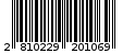 Γραμμωτός κωδικός 2810229201069