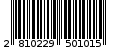 Γραμμωτός κωδικός 2810229501015