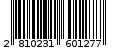 Γραμμωτός κωδικός 2810231601277