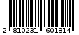 Γραμμωτός κωδικός 2810231601314