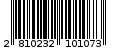 Γραμμωτός κωδικός 2810232101073