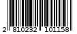 Γραμμωτός κωδικός 2810232101158