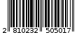 Γραμμωτός κωδικός 2810232505017