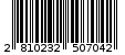 Γραμμωτός κωδικός 2810232507042