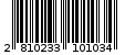 Γραμμωτός κωδικός 2810233101034