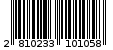 Γραμμωτός κωδικός 2810233101058