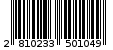 Γραμμωτός κωδικός 2810233501049