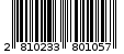 Γραμμωτός κωδικός 2810233801057