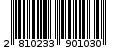 Γραμμωτός κωδικός 2810233901030