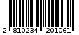 Γραμμωτός κωδικός 2810234201061