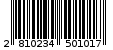 Γραμμωτός κωδικός 2810234501017