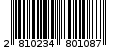 Γραμμωτός κωδικός 2810234801087