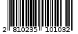 Γραμμωτός κωδικός 2810235101032