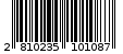 Γραμμωτός κωδικός 2810235101087
