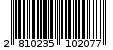 Γραμμωτός κωδικός 2810235102077