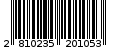 Γραμμωτός κωδικός 2810235201053