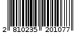Γραμμωτός κωδικός 2810235201077
