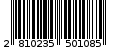 Γραμμωτός κωδικός 2810235501085