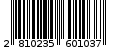 Γραμμωτός κωδικός 2810235601037
