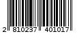 Γραμμωτός κωδικός 2810237401017